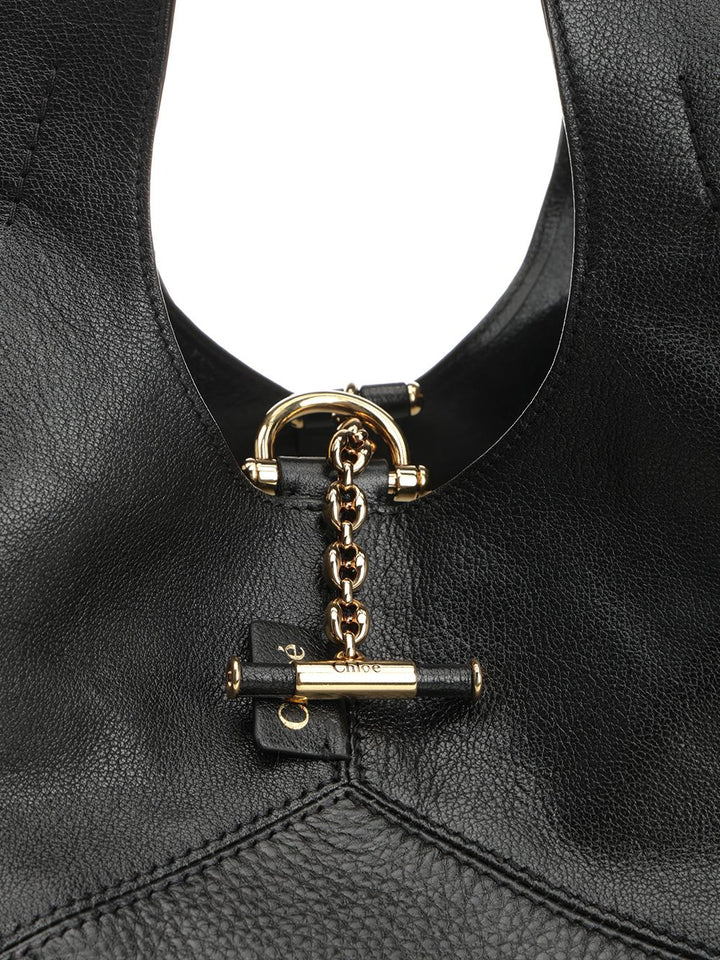 Chloe' S645 - Chloé Balloon Shoulder Bags - Nero | e5d7102d7f6eb4839b59e1a83c2673f467af6377