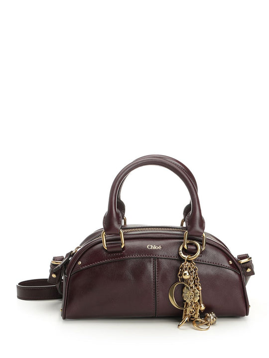 Small Chloé Bowling Bag Handbags Bordeaux