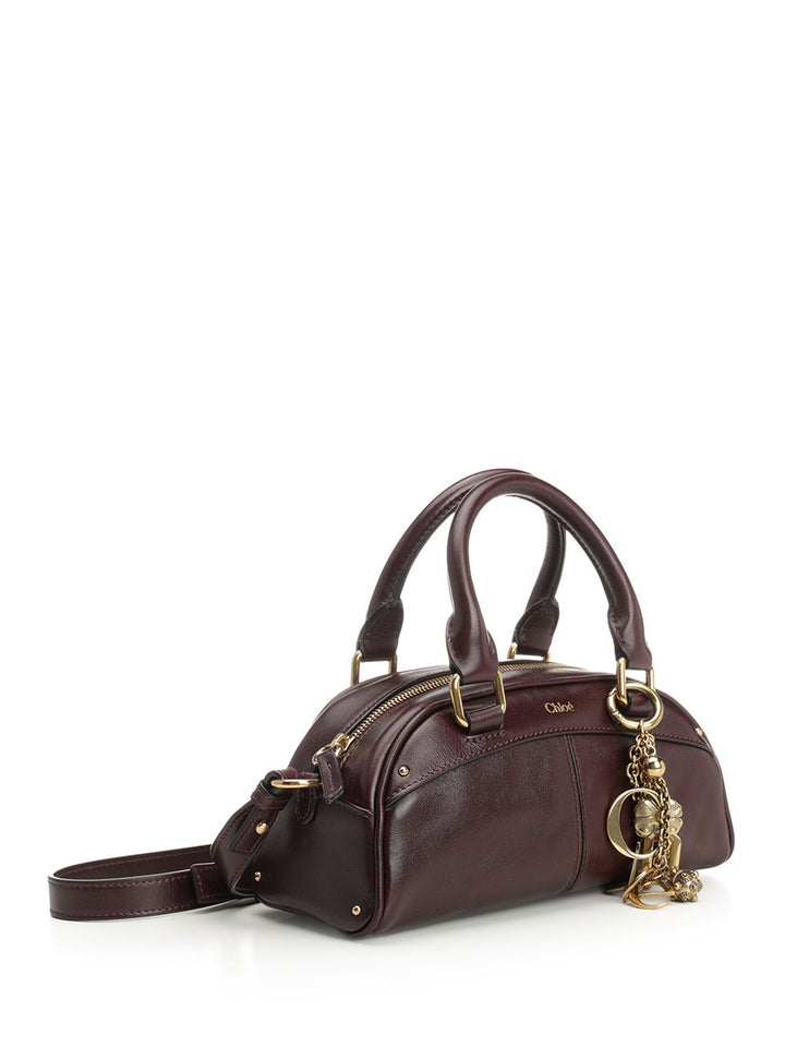 Chloe' S956 - Chloé Bowling Handbags - Bordeaux | 5f5210917f4b348241b40f371a372161f48391ab