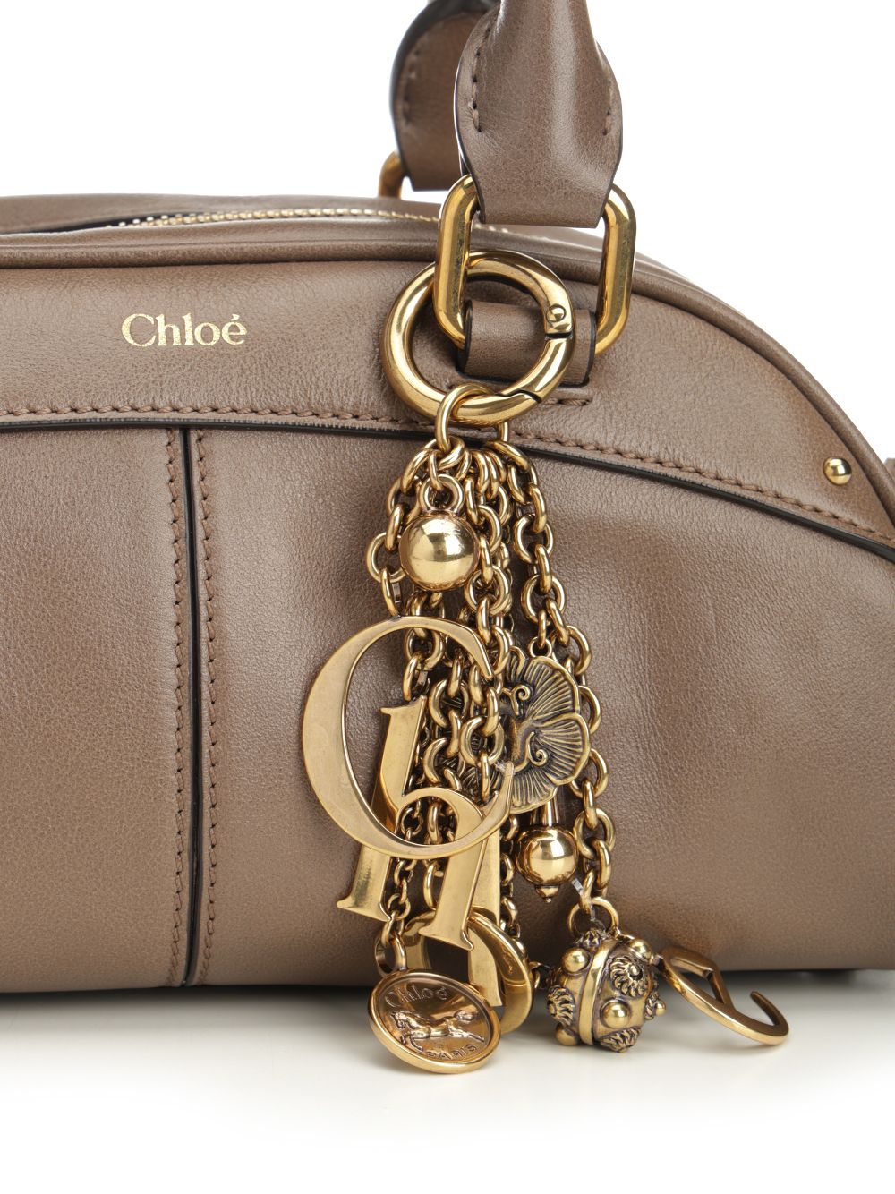 Chloe' Small Chloé Bowling Bag Handbags - Marrone | 6f526eab8a53b2f1eba8762e630f3110e64ddb73