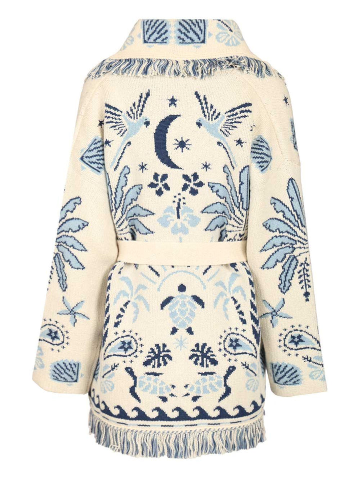 Alanui Echoes Of The Island Knitwear - Bianco | bbcec178057553c815829dcc761d53644a22c148