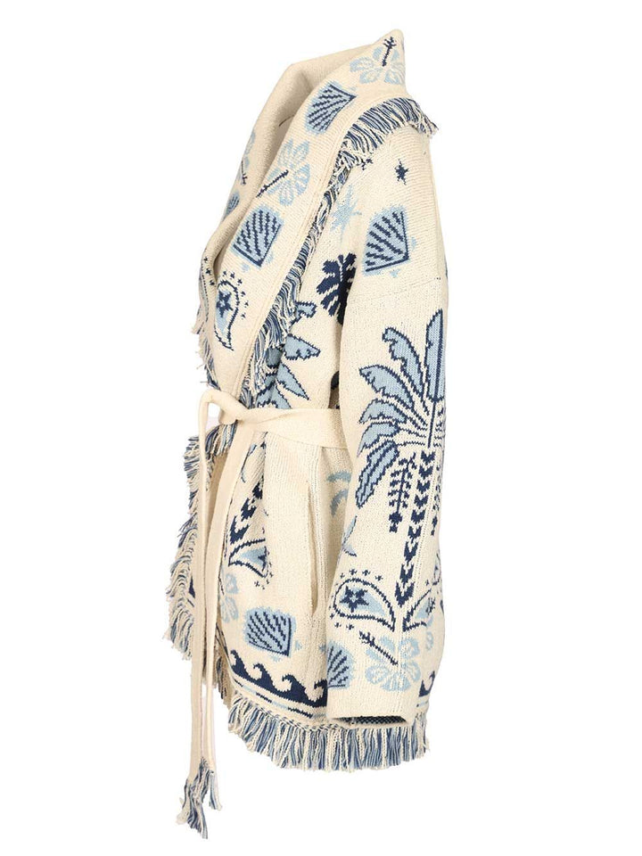 Alanui Echoes Of The Island Knitwear - Bianco | 700c8607c00af94ccfb772342fb2b0e633a95c77