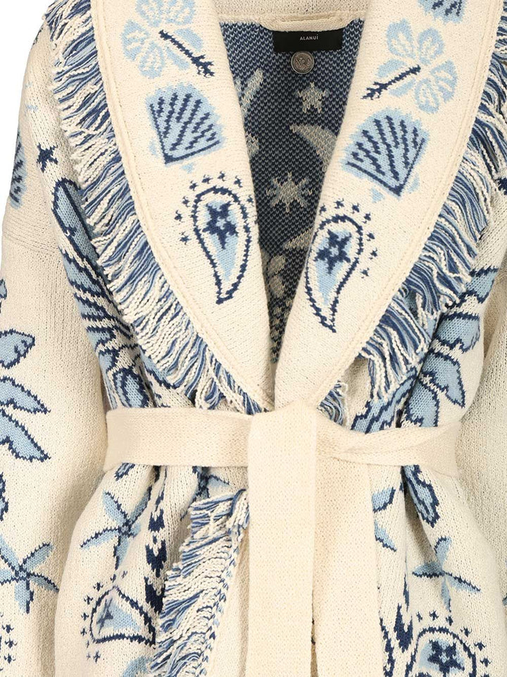 Alanui Echoes Of The Island Knitwear - Bianco | 89e8e7592c9bcf8e910b428d7139efbea5305d5d