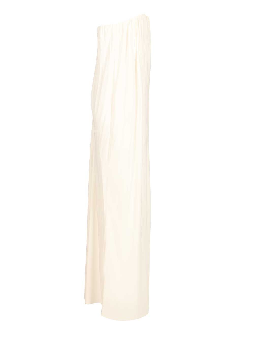 Stella Mccartney Pleated Dress Abiti - Bianco | b48bb2853e06cc3382e24c88078f77a2a755b914