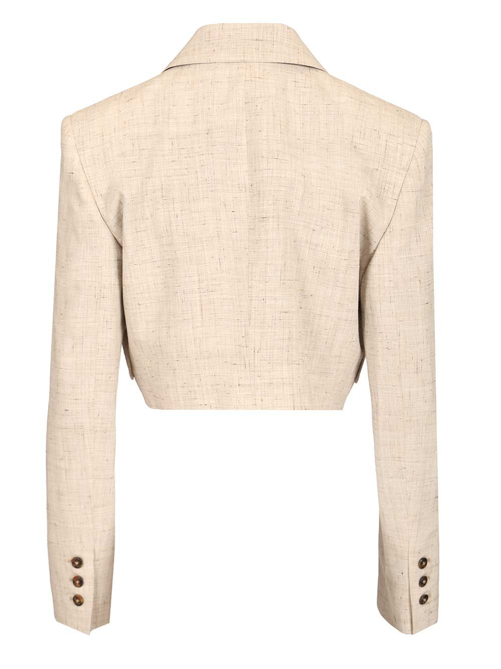 Vivienne Westwood Ls Cut Off Jacket Giacche - Beige | b618e7d33787289cdf7cee9768fed6cb72c25396