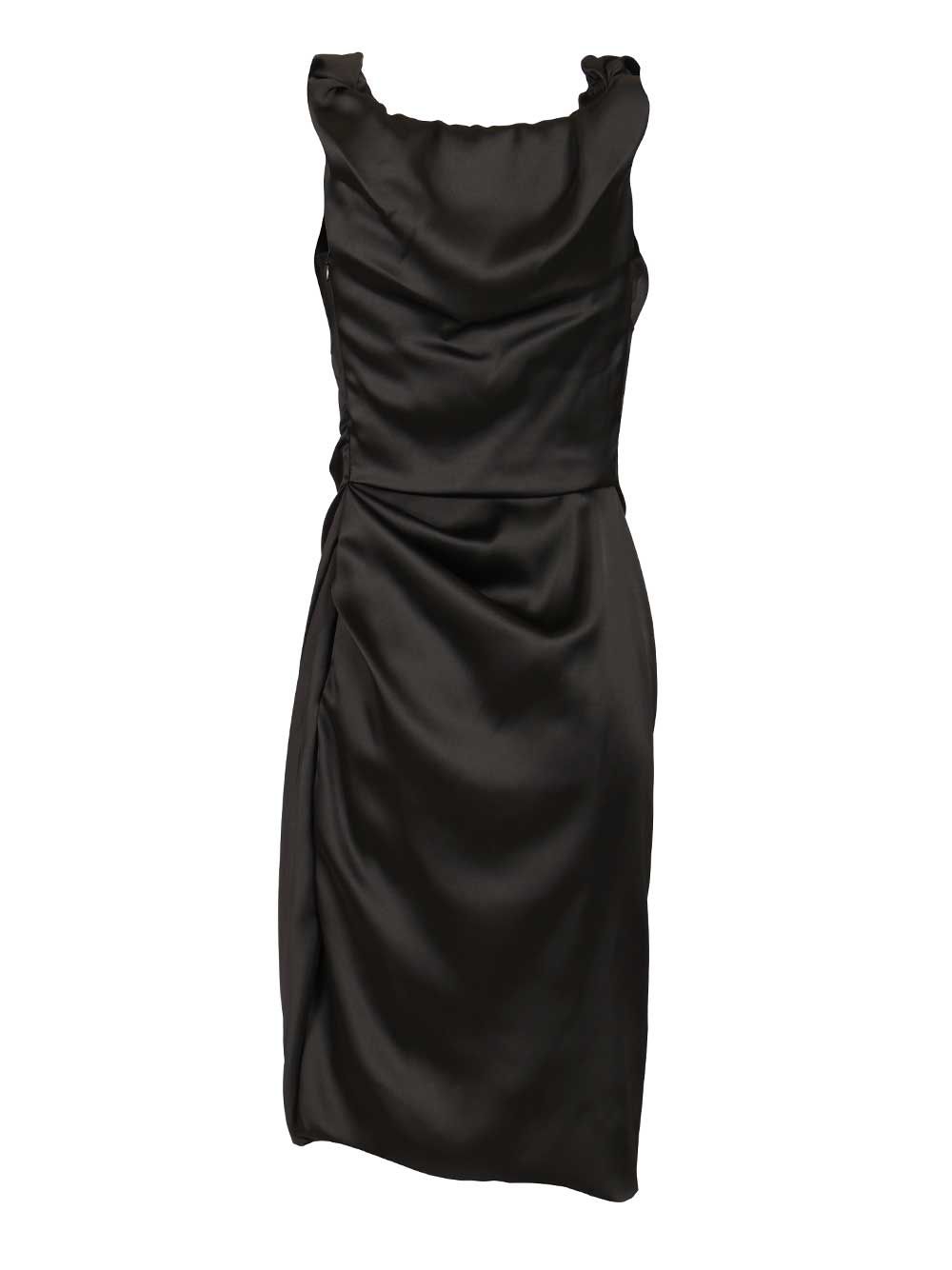 Vivienne Westwood Ginnie Amber Satin Dress Abiti - Nero | 61efae1c08a9cb1151c68792e4623c68b33a7f72