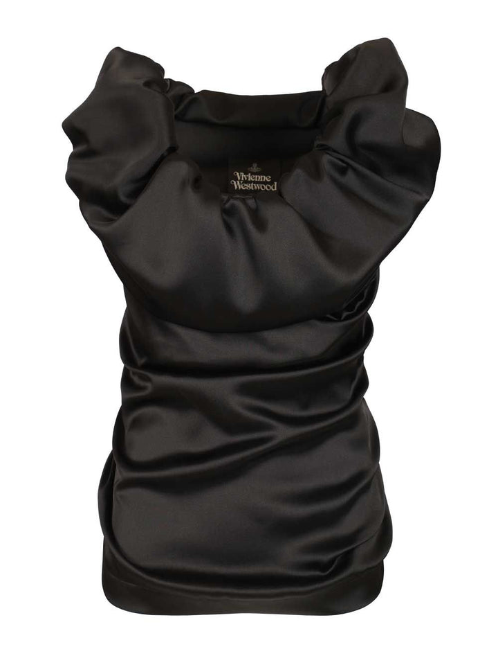 Vivienne Westwood Ginnie Top Abiti - Nero | 73ebd3bbfc29e8c0ff0df1db01b0ef6e377d1fec