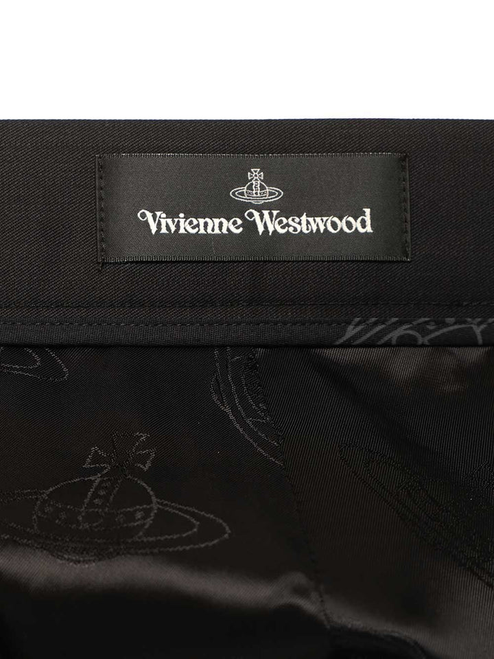 Vivienne Westwood Wide Leg Trousers - Nero | 06ea9384eb58280dcc77ca54aa9ea7564199a454