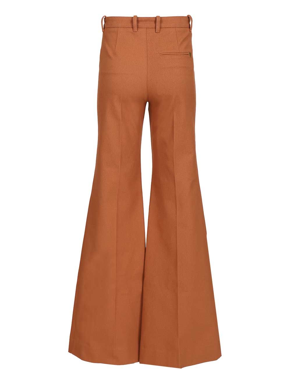 Chloe' High Waist Wide Leg Pant Trousers - Arancione | acca23d3d77bcedea8f90e8fef2ffeb673cb60d2