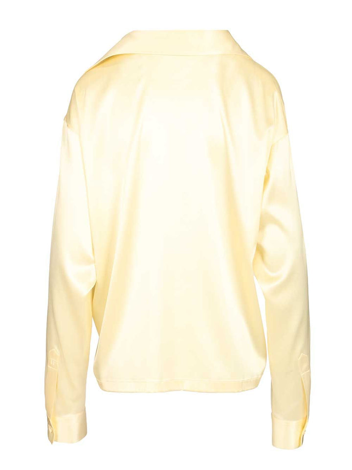 Tom Ford Silk Polo Shirt Shirts - Giallo | 43c90b5b942c1dbc6800fe40a2aabefdb4240a52