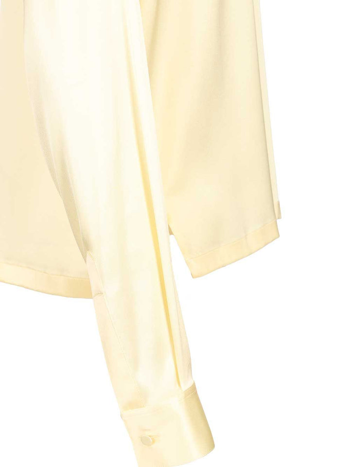 Tom Ford Stretch Silk Satin Polo Shirts - Giallo | 329b0919e478d34181fed957e741635e2b6afb8a