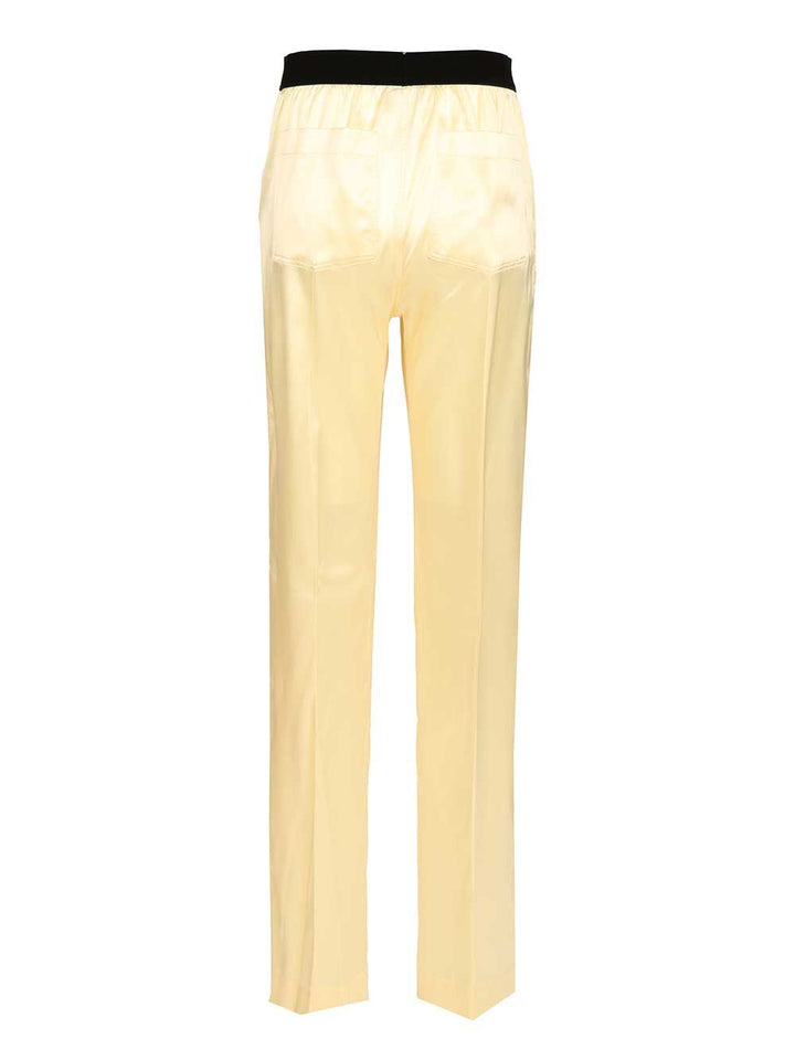 Tom Ford Stretch Silk Pants Trousers - Giallo | af34a079daea2b830ad3e84985d67456986c1bd3