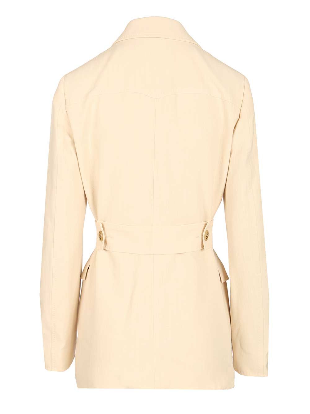 Etro Safari Blazer Giacche - Bianco | 3fdf521f45204712919484c908789a3c1a6a307b