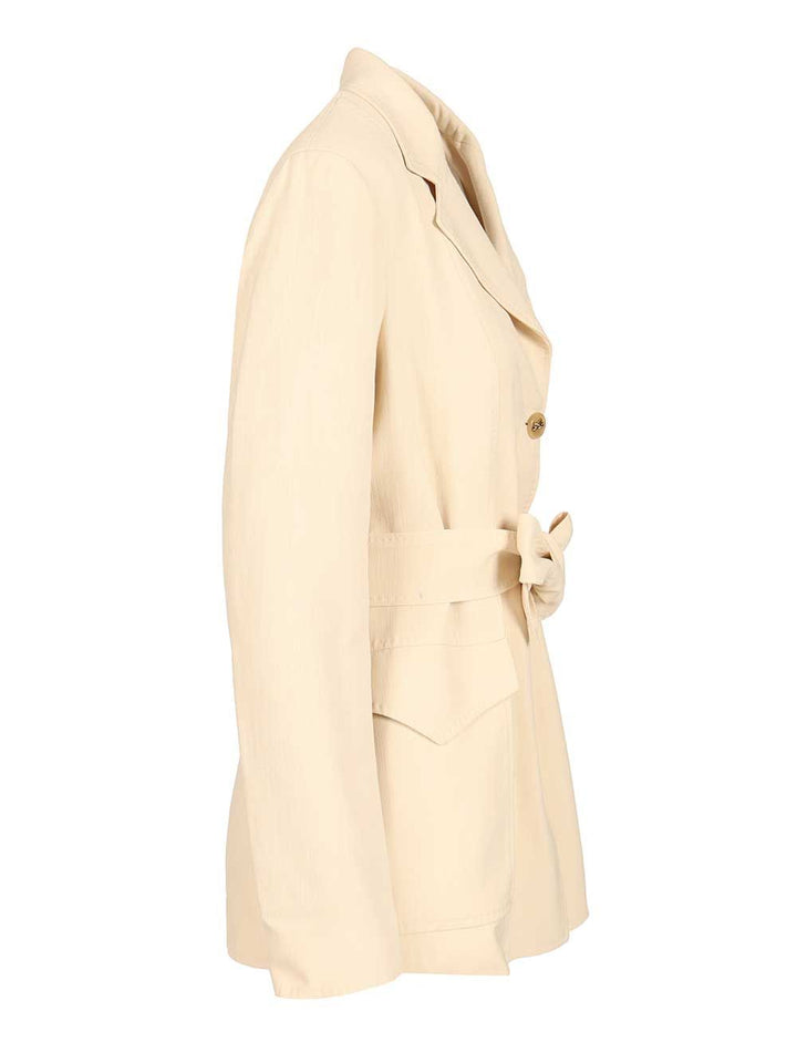 Etro Safari Blazer Giacche - Bianco | 7e77f76e5b894fd9ab2aeb71776f7619a1aaea4c