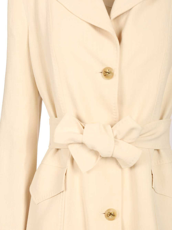 Etro Safari Blazer Giacche - Bianco | 640f227aa70a358d2bb2abf0c7bc51d60851ecc3