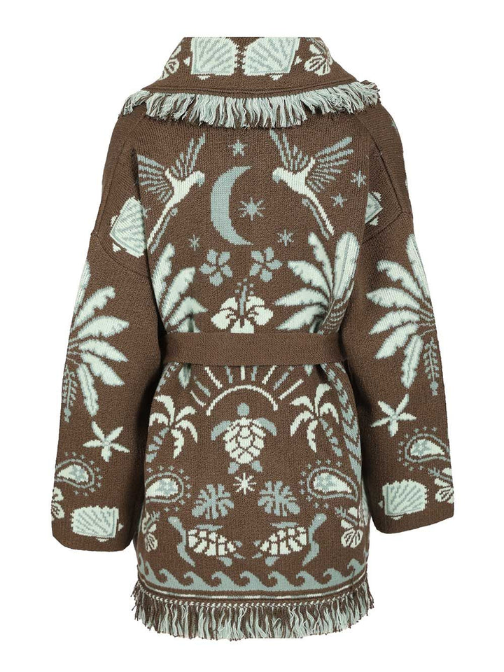 Alanui Echoes Of The Island Knitwear - Marrone | ff876a4eb9d602be5c7580a8afe7850dbe9d0c1b