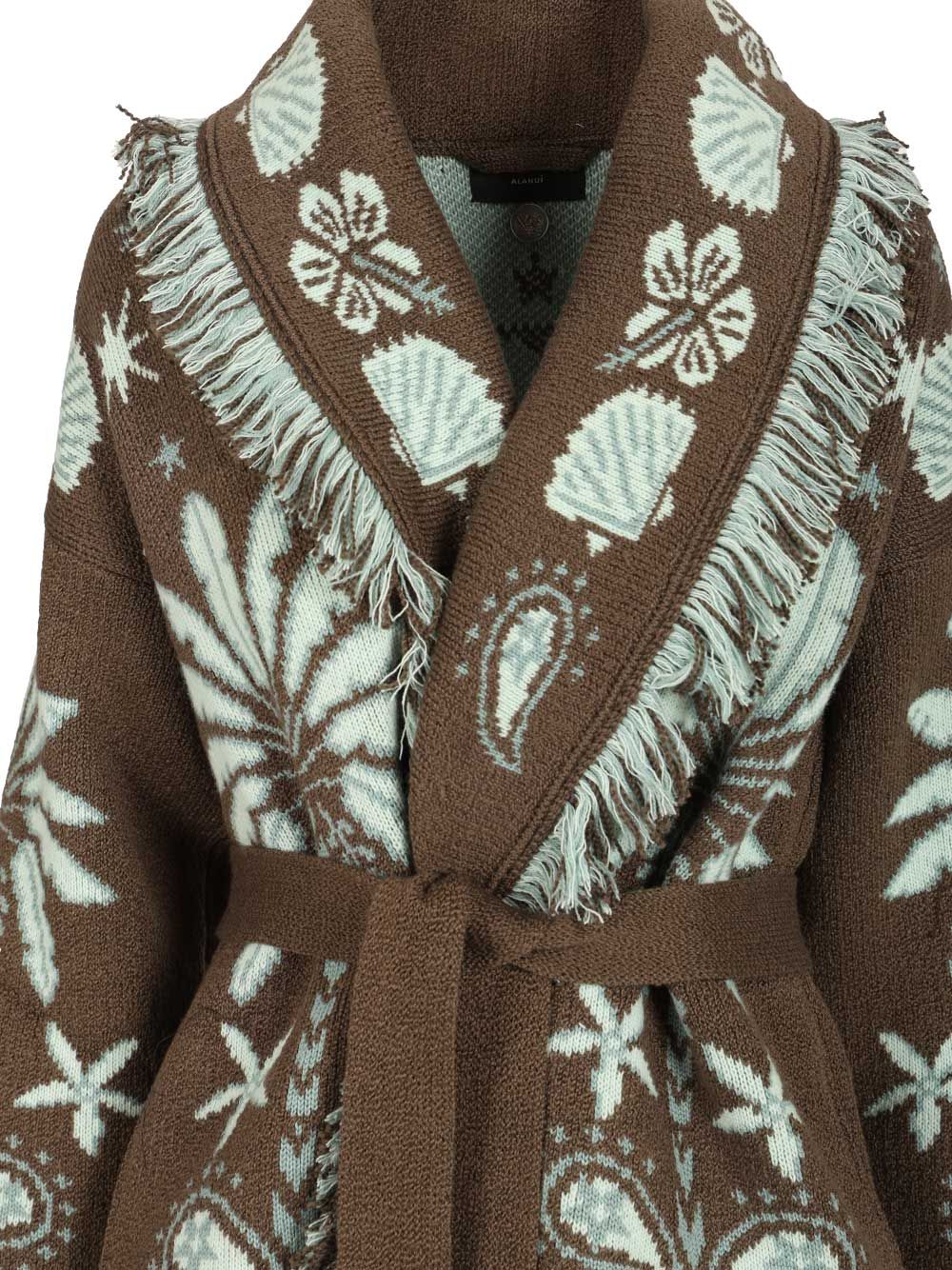 Alanui Echoes Of The Island Knitwear - Marrone | 7dea3a3cd6aa8197c9fe173a0d116dc97a15f2f3