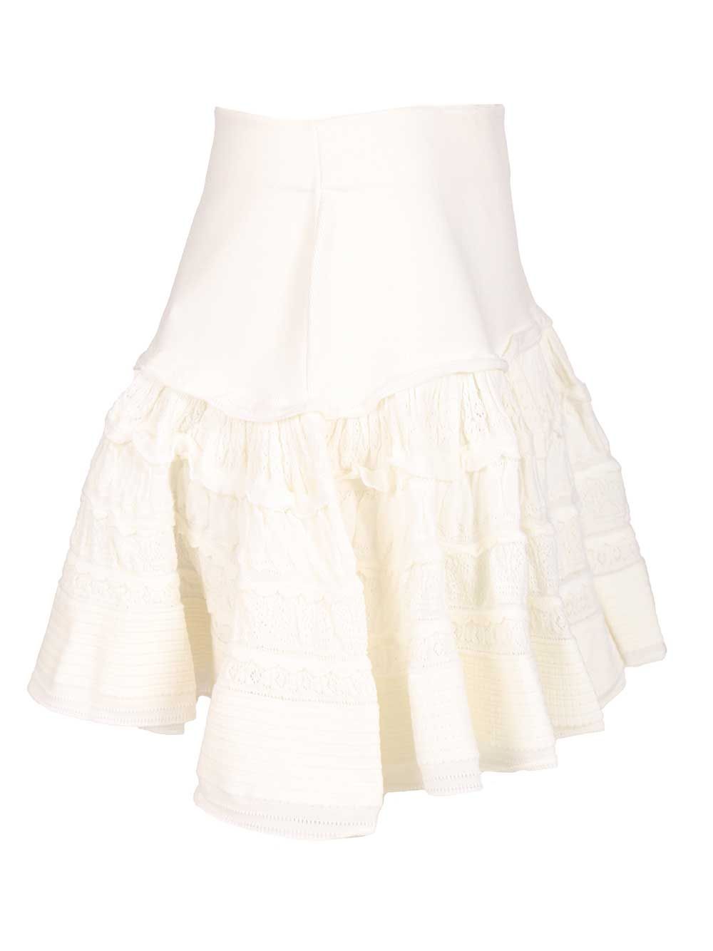 AlaÏA Crinoline Gonne - Bianco | fe63cb600638f8d9724c80378f718f0f73c84967