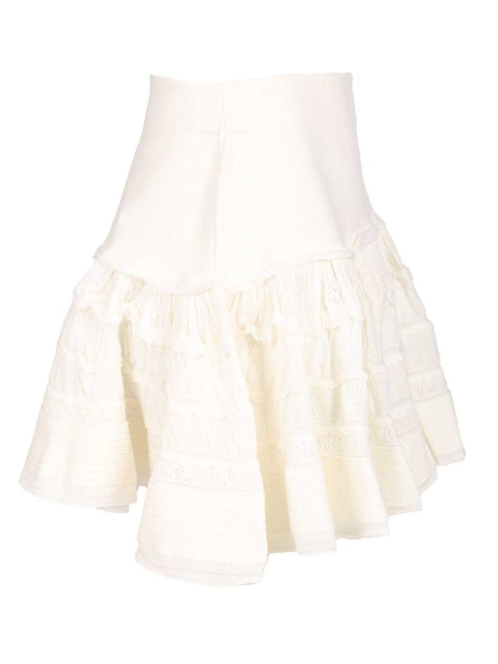 AlaÏA Crinoline Gonne - Bianco | fe63cb600638f8d9724c80378f718f0f73c84967