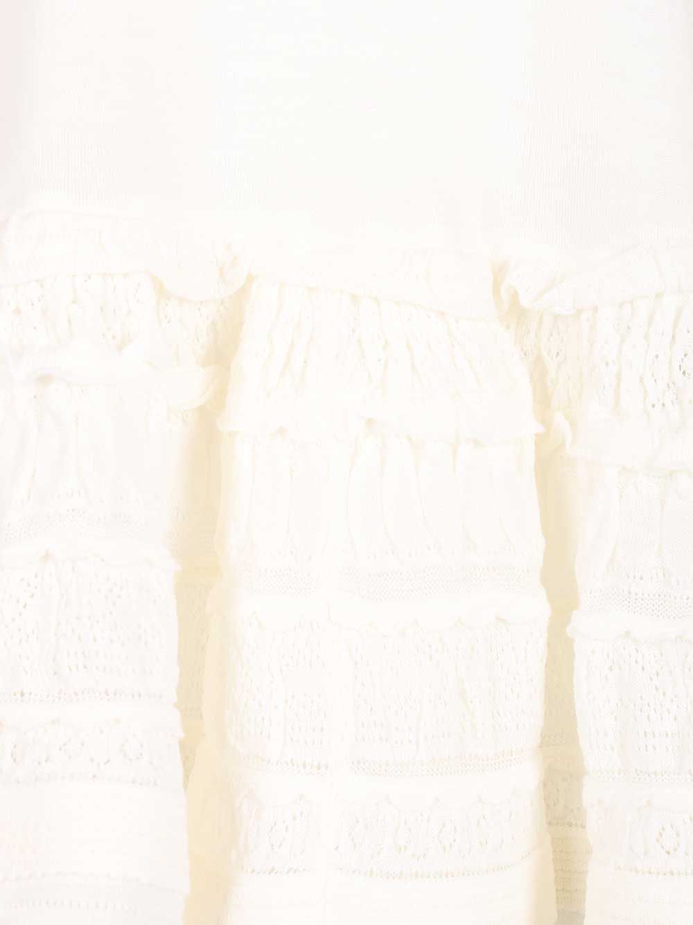 AlaÏA Cryoline Wool Top Knitwear - Bianco | f58c79f28fefaaa296070d5b033ef236d9c1918b