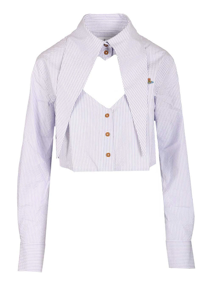 Vivienne Westwood Cut Off Heart Shirt Shirts - Bianco | 9c057e4734a929b8c787a39f654a6fe6794f04b5