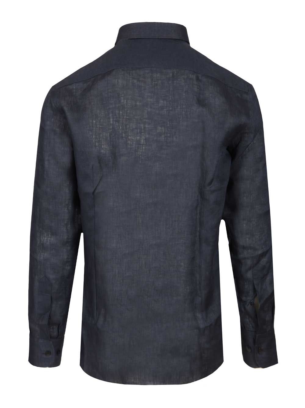 Etro Tailored Linen Shirt Shirts - Blu | 7a140f921653209c8c396c1f2d933ec44d0b0ae5