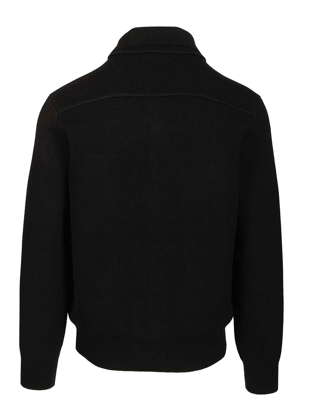 Tom Ford Wool And Cashmere Overshirt Knitwear - Nero | cc5b1b91a5c6737ce7767e6d3259ffdf96160641