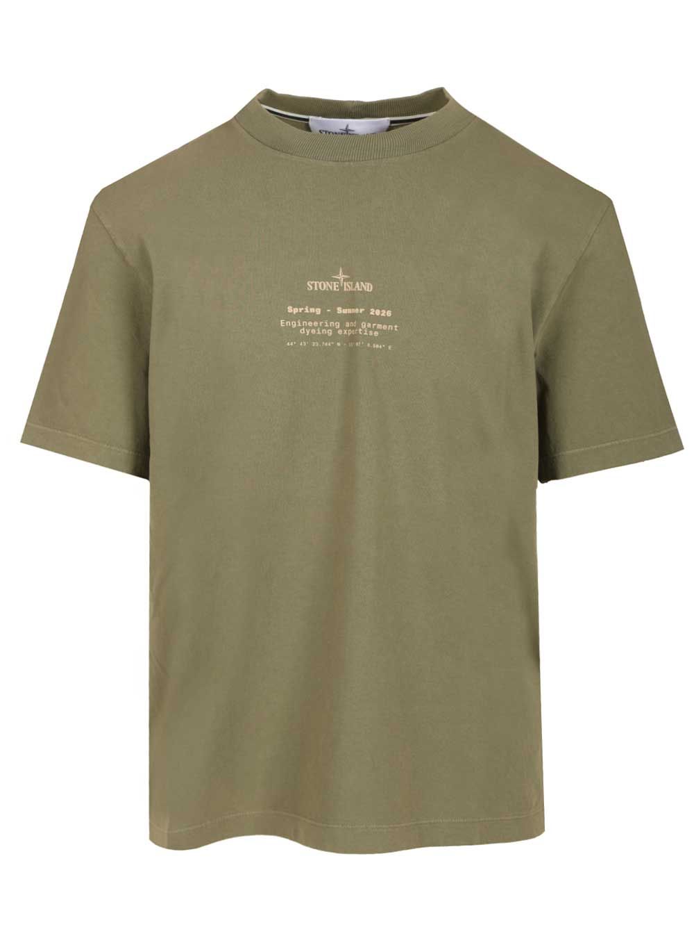 Stone Island Stone T-Shirt - Verde | da1d4f33547028b82fc5e098b02d7c3395cae336