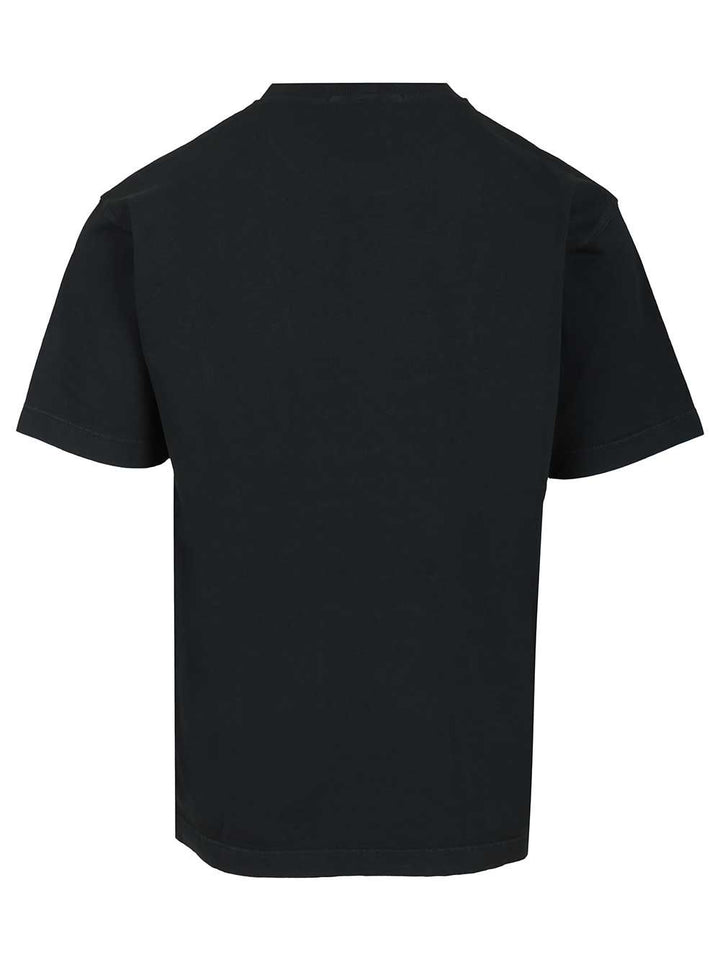 Stone Island Cotton T-Shirt - Blu | 09c12bc58528960804036f22b4c334f438f77213