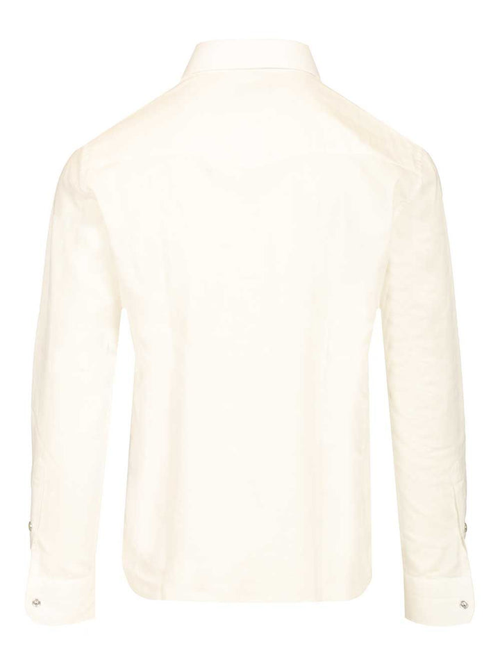 Tom Ford Slim Fit Western Shirt Shirts - Bianco | f27ea8d37ac2d44fe96aff845ac994f27fc55125