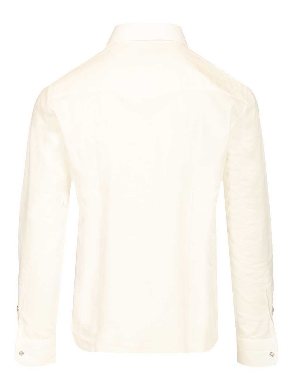 Tom Ford Light Western Twill Slim Fit Shirt Shirts - Bianco | f27ea8d37ac2d44fe96aff845ac994f27fc55125