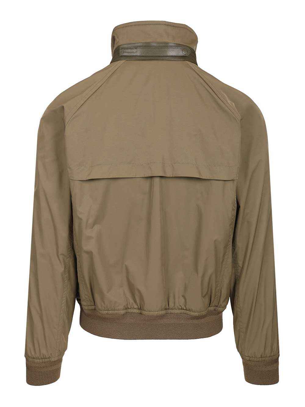 Tom Ford Peach Touch Techno Poplin Cashemere Lined Blouson Giacche - Verde | d39eaaf4278625ee0071fb28692f0c5dc69149b4