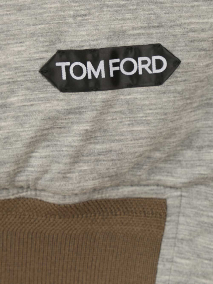 Tom Ford Peach Touch Techno Poplin Cashemere Lined Blouson Giacche - Verde | ba58704eea5dfc444f25351fe3212a7ee41e2785