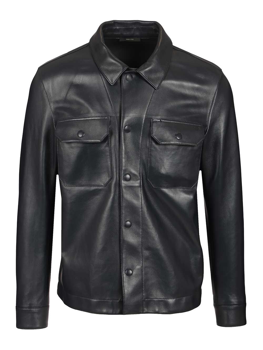 Tom Ford Leather Jacket Giacche - Blu | a8422b429779462e90b17f16bd4739fc1aab5ff9