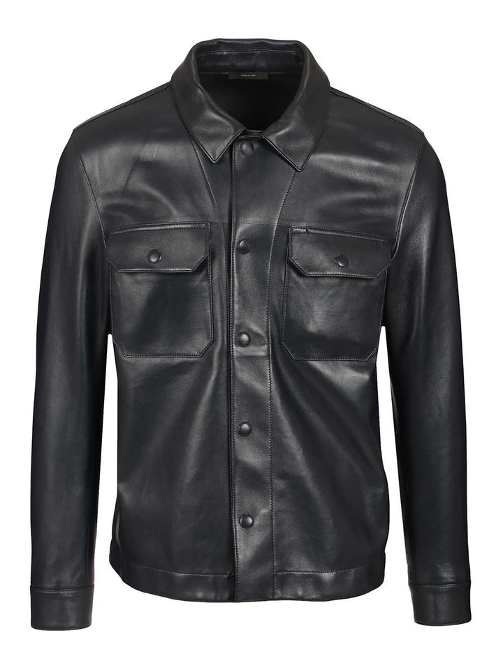 Tom Ford Leather Jacket Giacche - Blu | a8422b429779462e90b17f16bd4739fc1aab5ff9