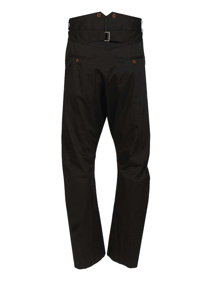 Vivienne Westwood Buckle Back Trousers - Nero | 431ec9876af79d55b23495aae0a301d52eb59116