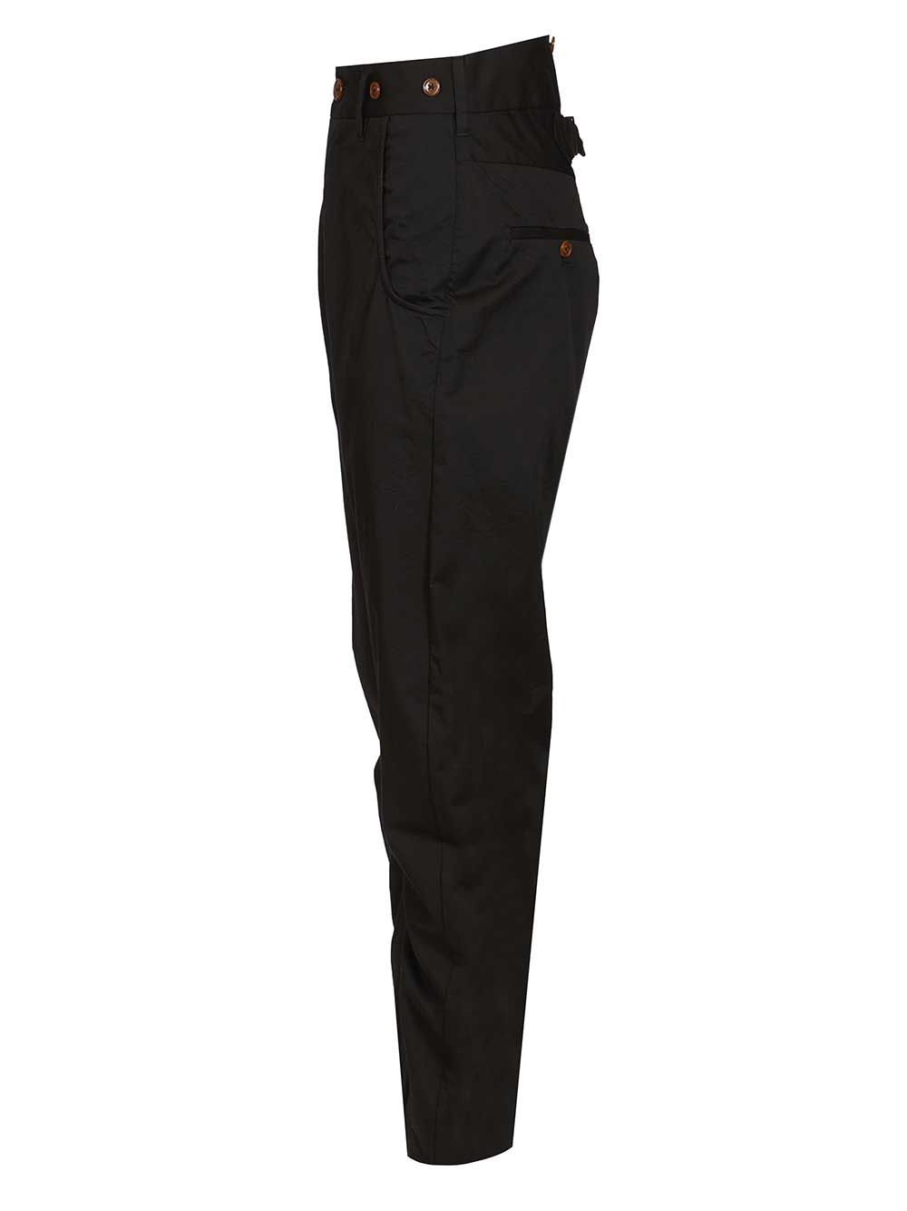 Vivienne Westwood Buckle Trousers - Nero | 7cbe04111c20e7a551a73de9d6f1cb46bfb90ef8