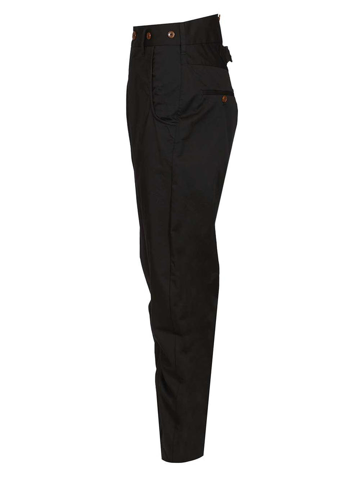 Vivienne Westwood Buckle Trousers - Nero | 7cbe04111c20e7a551a73de9d6f1cb46bfb90ef8