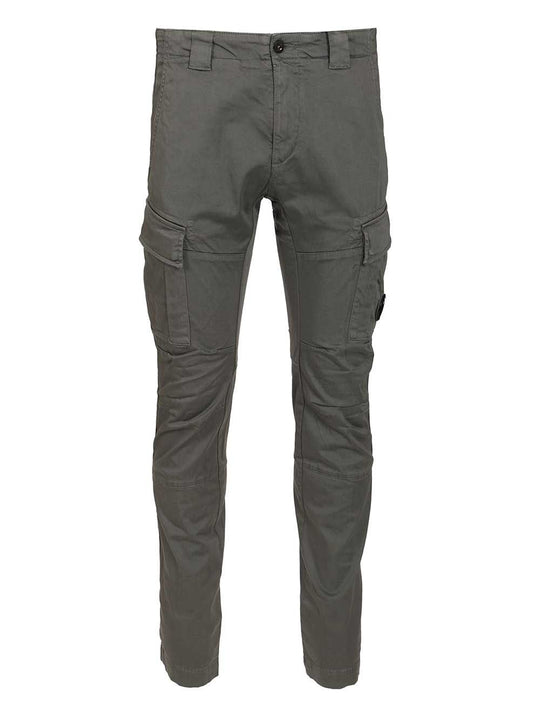 Stretch Sateen Ergonomic Cargo Pants Trousers Grey