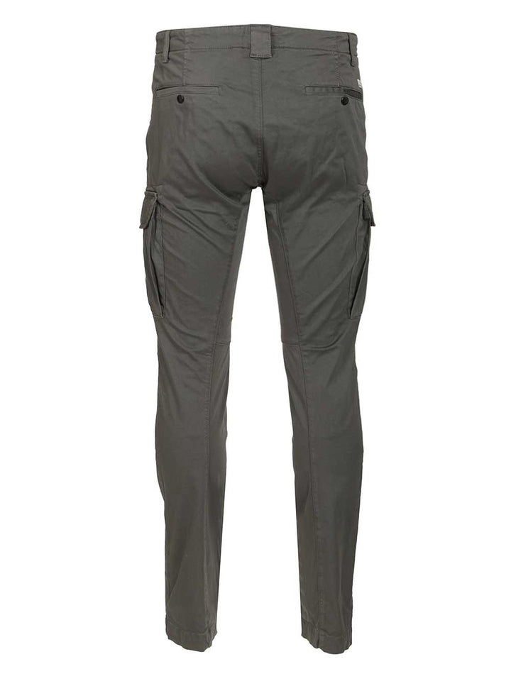 C.P. Company Stretch Sateen Ergonomic Cargo Pants Trousers - Grey | e2a83196bd39f1fe6e7bba99f454641d48509768