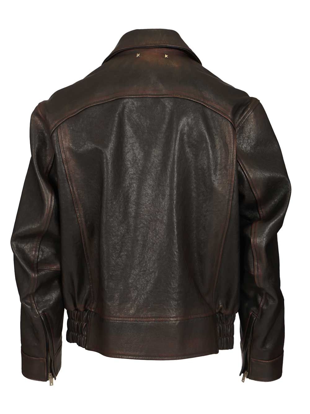 Golden Goose Deluxe Brand Nappa Bomber Jacket Giacche - Bordeaux | aaa2a5c7964dcbc693738ea0265257d219cadbf1