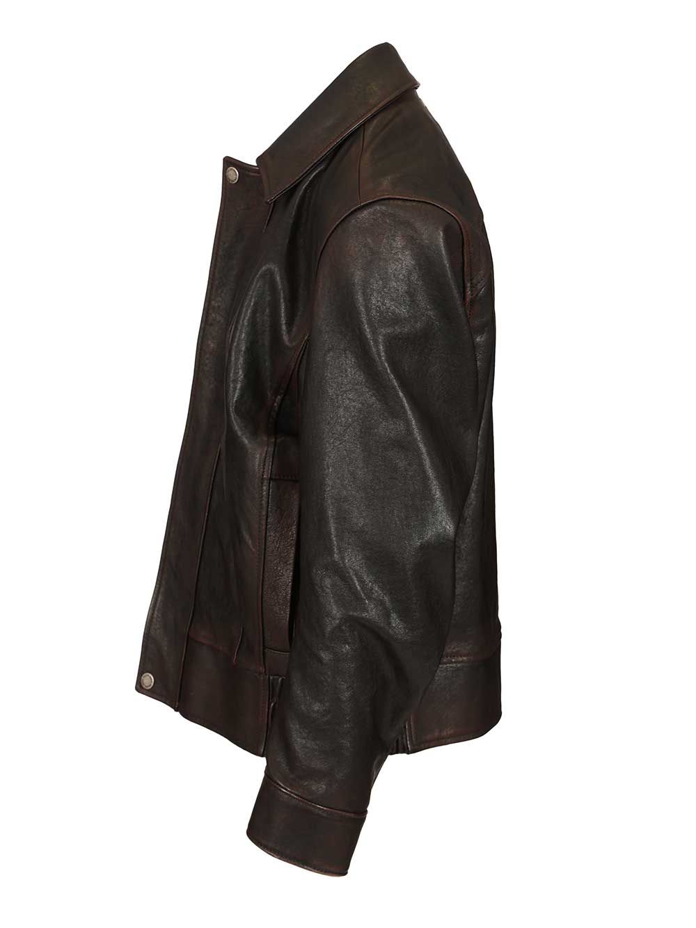 Golden Goose Deluxe Brand Journey M's Bomber Jacket Prince Nappa Leather Giacche - Blu | 84b43dc332883c9209274cc054741c0f9d8924b6