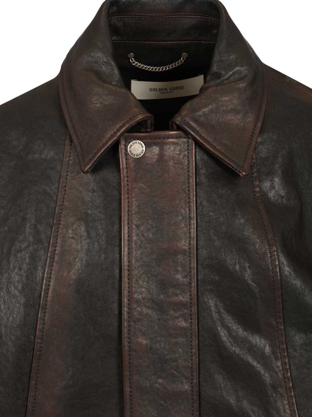 Golden Goose Deluxe Brand Nappa Bomber Jacket Giacche - Bordeaux | 0d0e97f3f43d973b44ae740639162dab6d72a6ae