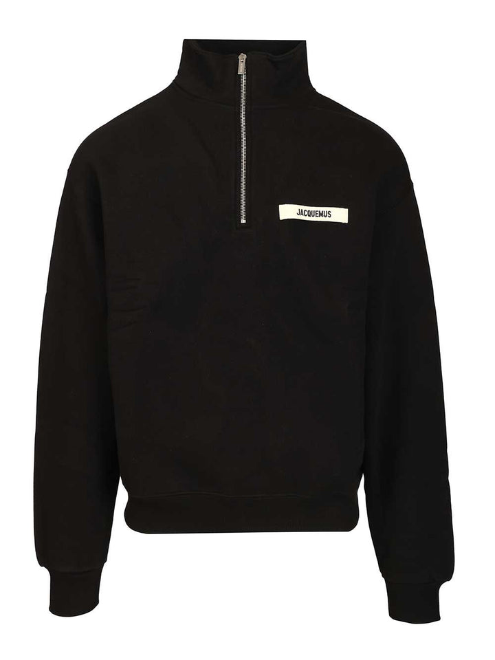 Jacquemus Le Camionneur Gros Grain Sweatshirts - Nero | 52c798ca9c90c98b7366c60c811f9c837e95133d