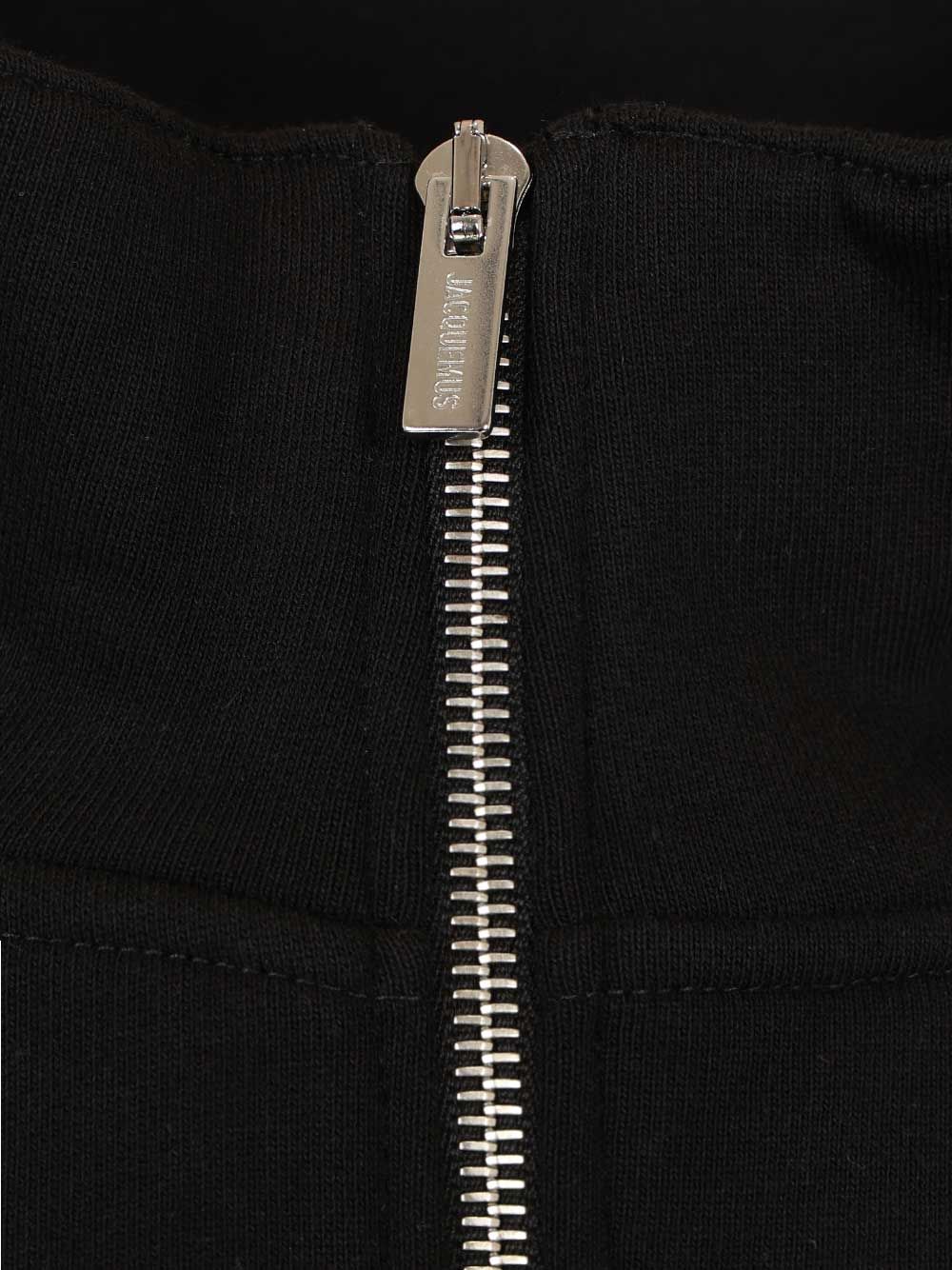 Jacquemus Gros Grain Sweatshirts - Nero | 0b791382fc68ca615f917a6030968b8d66401627