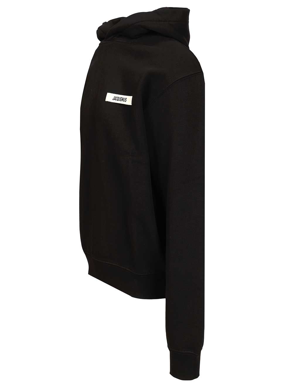 Jacquemus Gros Grain Sweatshirts - Nero | b50e34d8705983f722880f8618c358bc022659fb