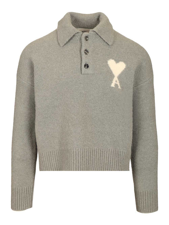 Ami De Coeur Knitwear Grey