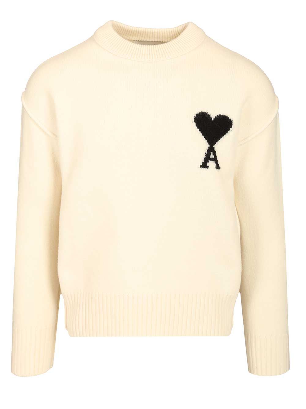 Ami Ami De Coeur Knitwear - Bianco | d0d66947ef2e4f1ddb843f9922e20f36b46113e2