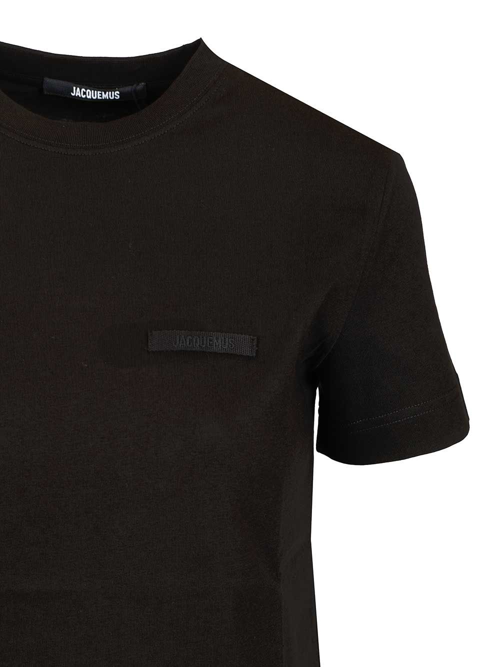 Jacquemus Cotton T-Shirt - Nero | 963859b75a54c54e4afb3d7ceb309118e5f0ab13
