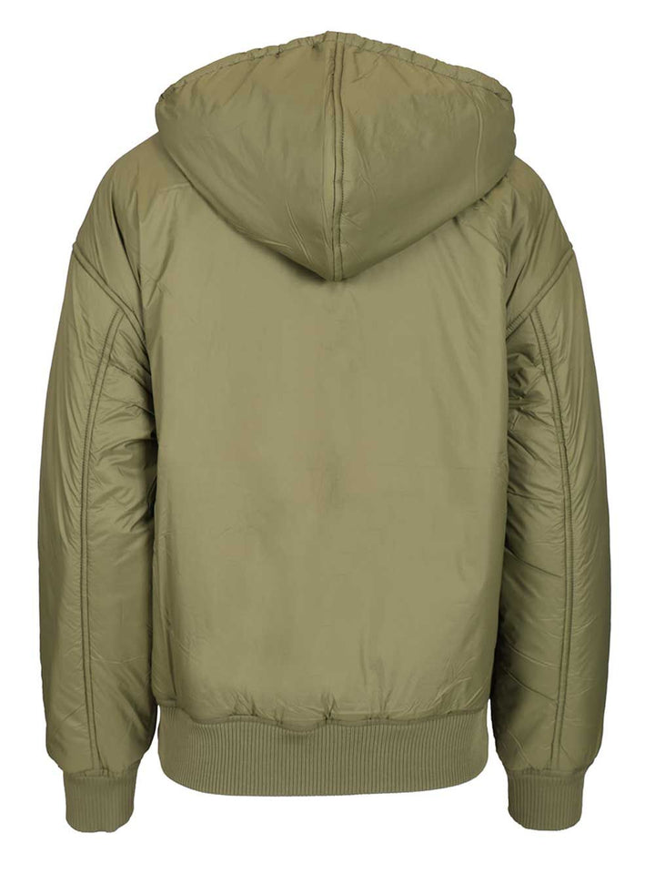 Carhartt Wip W' Hooded Gadd Jacket Recycled Nylon Taffeta Giacche - Verde | f42f35b3636f88283c6318aa5a417516dff2a91a